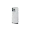 Guess GUHMP16LHFGERET iPhone 16 Pro 6,3 inch Custodia rigida trasparente IML Glitter Circle MagSafe