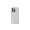 Guess GUHMP16LHFGERET iPhone 16 Pro 6,3 inch Custodia rigida trasparente IML Glitter Circle MagSafe