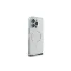 Guess GUHMP16LHFGERET iPhone 16 Pro 6,3 inch Custodia rigida trasparente IML Glitter Circle MagSafe