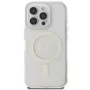 Guess Glitter Circle Custodia rigida MagSafe per Apple iPhone 16 Pro Max (6,9