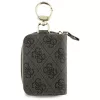 Guess pochette per cavi GUABP4DPTW marrone 4G Triangle in eco-pelle, organizer per accessori