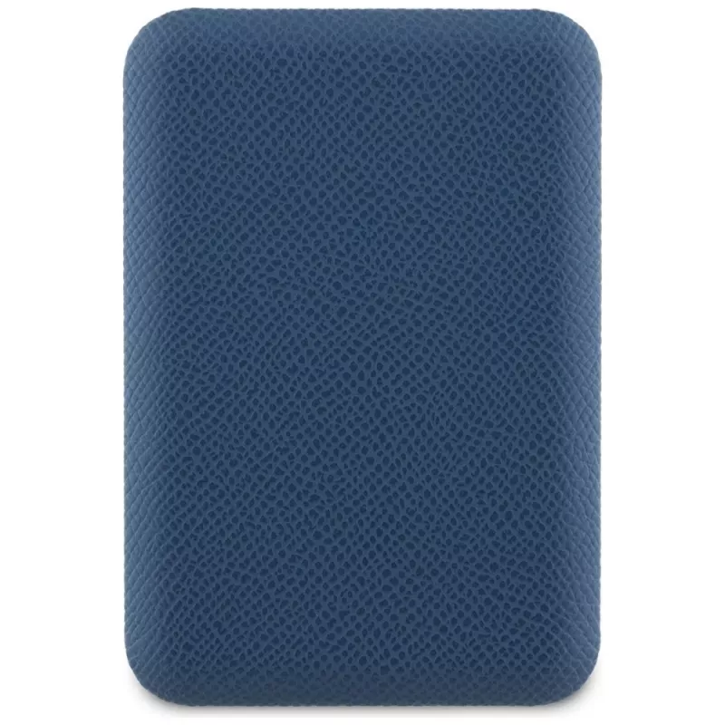 GUESS Grained Triangle Power Bank wireless 5000mAh 15W USB-C MagSafe blu