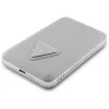 GUESS Grained Triangle Power Bank wireless 5000mAh 15W USB-C MagSafe beige