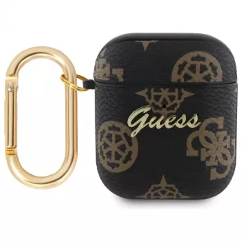 Guess GUA2PG4GPK Cover per AirPods 1/2 nero 4G Hook