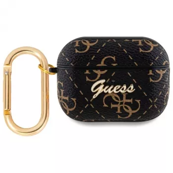 Guess GUAP2PG4GPK Cover per AirPods Pro 2 (2022/2023) nero 4G Hook