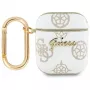 Guess GUA2PG4GPH Cover per AirPods 1/2 bianco 4G Hook