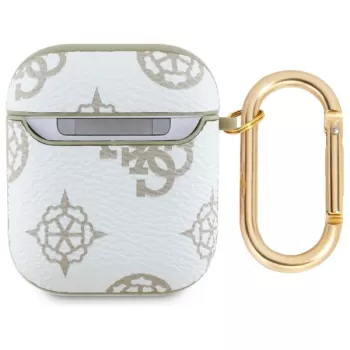 Guess GUA2PG4GPH Cover per AirPods 1/2 bianco 4G Hook