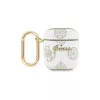 Guess GUA2PG4GPH Cover per AirPods 1/2 bianco 4G Hook