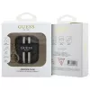 Guess GUA2P4RPSK Cover per AirPods 1/2 nero 4G Printed Stripes Charm
