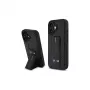 BMW BMHCP16SGSPCCK M Grip Stand Smooth and Carbon custodia rigida per iPhone 16 6.1 – nero