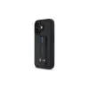 BMW BMHCP16SGSPCCK M Grip Stand Smooth and Carbon custodia rigida per iPhone 16 6.1 – nero