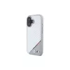 BMW M Carbon Tricolor Line custodia rigida per iPhone 16 6,1