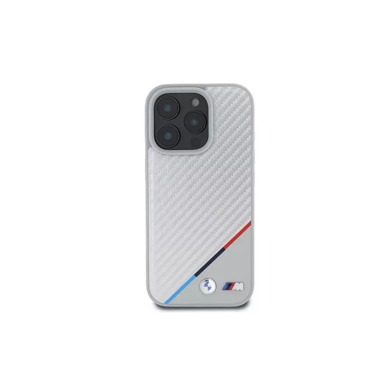 BMW M Carbon Tricolor Line custodia rigida per iPhone 16 Pro 6,3