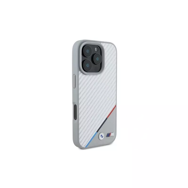 BMW M Carbon Tricolor Line custodia rigida per iPhone 16 Pro 6,3