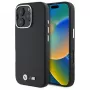BMW M Smooth Full Wrapped Metal custodia rigida per Apple iPhone 16 Pro - nero