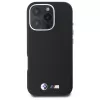 BMW M Smooth Full Wrapped Metal custodia rigida per Apple iPhone 16 Pro - nero