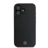 Mercedes-Benz MEHMP16S23RBARK iPhone 16 6,1 inch custodia rigida nera in pelle strutturata e liscia con MagSafe