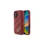 Karl Lagerfeld custodia Quilted Signature per iPhone 16, rossa