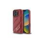 Karl Lagerfeld custodia Quilted Signature per Apple iPhone 16 Pro (rossa)
