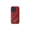 Karl Lagerfeld custodia Quilted Signature per Apple iPhone 16 Pro (rossa)
