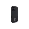Karl Lagerfeld Shadow Metal Initial custodia rigida per Apple iPhone 16 6,1 inch - nero