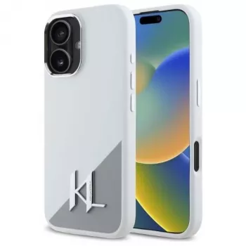 Karl Lagerfeld KLHMP16SSCMKMPCH custodia rigida in silicone per Apple iPhone 16 6,1