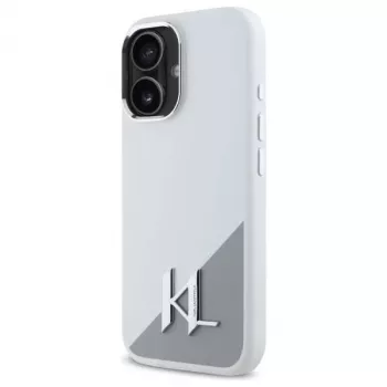 Karl Lagerfeld KLHMP16SSCMKMPCH custodia rigida in silicone per Apple iPhone 16 6,1