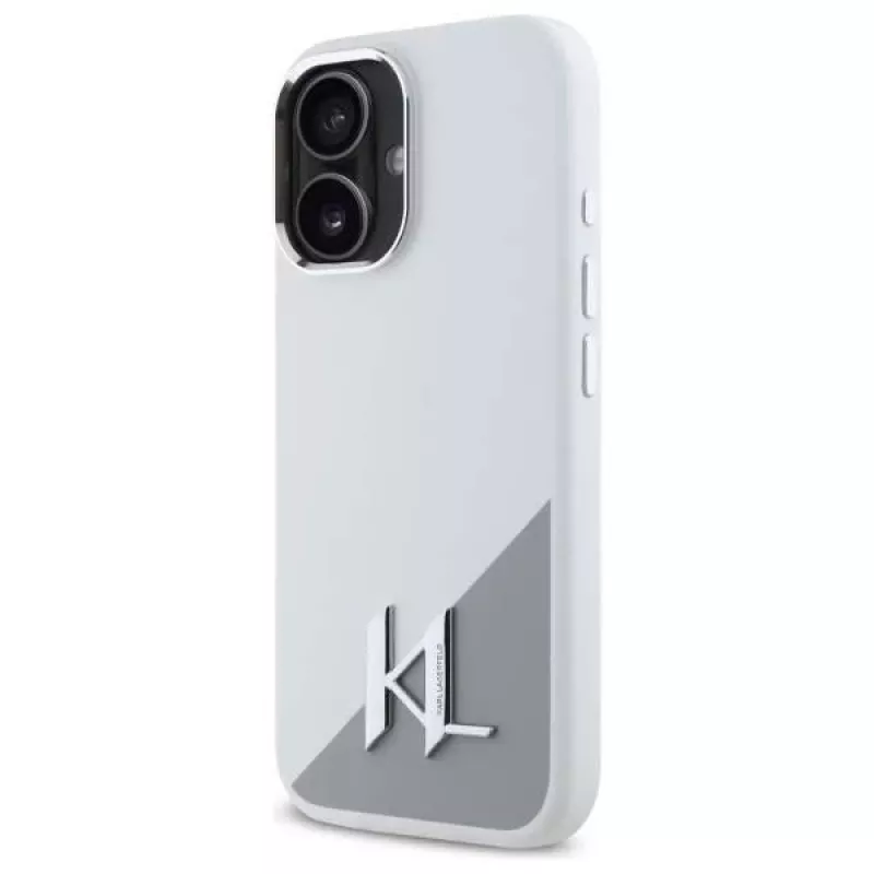 Karl Lagerfeld KLHMP16SSCMKMPCH custodia rigida in silicone per Apple iPhone 16 6,1