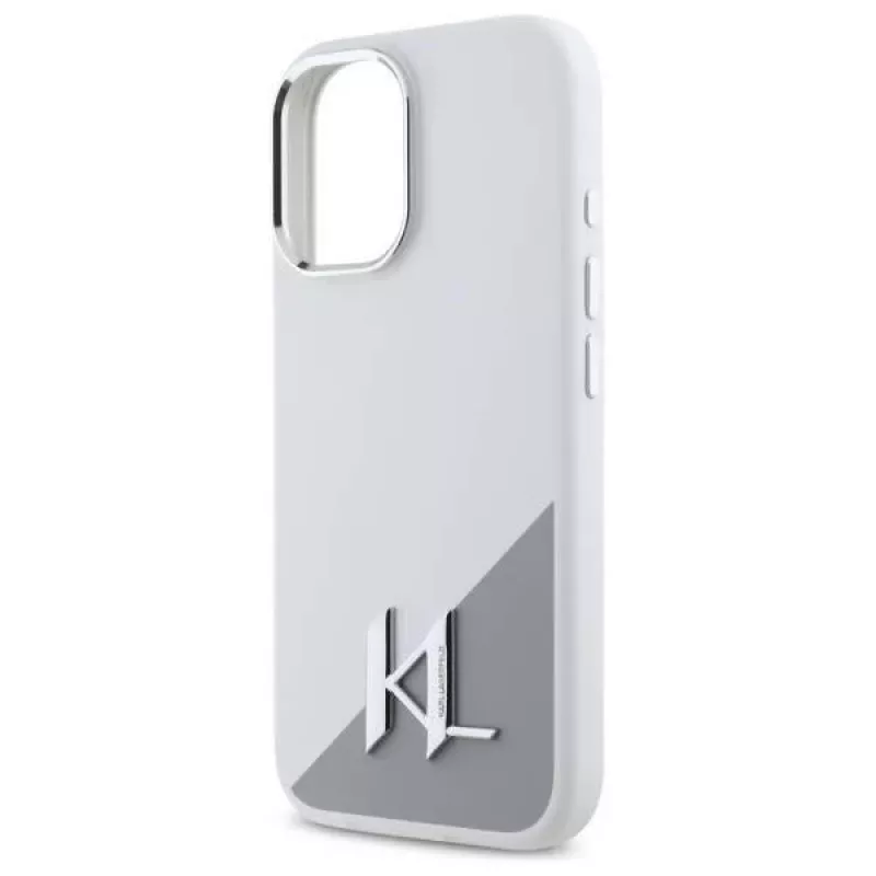 Karl Lagerfeld KLHMP16SSCMKMPCH custodia rigida in silicone per Apple iPhone 16 6,1