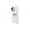 Karl Lagerfeld IML Metal Karl Head MagSafe custodia rigida per iPhone 16 Plus 6,7 inch bianco
