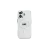 Karl Lagerfeld IML Metal Karl Head MagSafe custodia rigida per iPhone 16 Plus 6,7 inch bianco