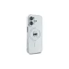 Karl Lagerfeld IML Metal Karl Head MagSafe custodia rigida per iPhone 16 Plus 6,7 inch bianco