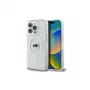 Karl Lagerfeld KLHMP16LHLSKIH custodia rigida IML Metal Karl Head MagSafe per Apple iPhone 16 Pro, bianco