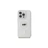 Karl Lagerfeld KLHMP16LHLSKIH custodia rigida IML Metal Karl Head MagSafe per Apple iPhone 16 Pro, bianco