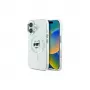 Karl Lagerfeld KLHMP16SHLSCHH iPhone 16 6,1 inch bianco custodia rigida IML Metal Choupette Head MagSafe