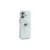 Karl Lagerfeld KLHMP16MHLSCHH custodia rigida IML Metal Choupette Head MagSafe per iPhone 16 Plus 6.7 bianco