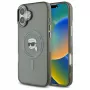 Karl Lagerfeld KLHMP16SHLSKIK custodia rigida IML Metal Karl Head MagSafe per Apple iPhone 16 da 6,1 pollici, nera