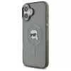 Karl Lagerfeld KLHMP16SHLSKIK custodia rigida IML Metal Karl Head MagSafe per Apple iPhone 16 da 6,1 pollici, nera