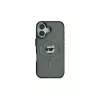 Karl Lagerfeld KLHMP16SHLSCHK iPhone 16 6.1 nero custodia rigida IML Metal Choupette Head MagSafe