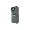 Karl Lagerfeld KLHMP16MHLSCHK iPhone Plus 6,7 nero custodia rigida IML Metal Choupette Head MagSafe
