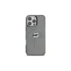 Karl Lagerfeld KLHMP16LHLSCHK iPhone 16 Pro 6,3 nero custodia rigida IML Metal Choupette Head MagSafe