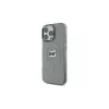 Karl Lagerfeld KLHMP16XHLSCHK custodia rigida per iPhone 16 Pro Max 6,9 inch nero IML Metal Choupette Head MagSafe