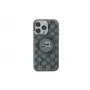 Karl Lagerfeld KLHMP16SHMCKMHK iPhone 16 6.1 nero IML Monogram Karl & Choupette Head MagSafe custodia