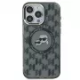 Karl Lagerfeld KLHMP16LHMCKMHK iPhone 16 Pro 6,3 inch nero IML Monogram Karl & Choupette Head MagSafe custodia