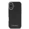 Karl Lagerfeld KLHMP16SPGMSRPK iPhone 16 6,1 inch nero custodia rigida con piastra metallica MagSafe