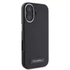 Karl Lagerfeld KLHMP16SPGMSRPK iPhone 16 6,1 inch nero custodia rigida con piastra metallica MagSafe
