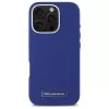 Karl Lagerfeld KLHMP16XPGMSRPB iPhone 16 Pro Max 6.9 blu custodia rigida FW Metal Plate MagSafe
