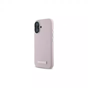 Karl Lagerfeld KLHMP16SPGMSRPP iPhone 16 6,1 custodia rigida FW Metal Plate MagSafe rosa