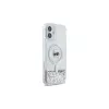 Karl Lagerfeld Liquid Glitter Karl Head custodia rigida MagSafe per Apple iPhone 16 6,1
