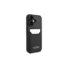 Karl Lagerfeld iPhone 16 6.1 custodia rigida con portacarte Monogram nero